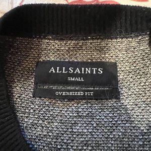 all saints sweater black